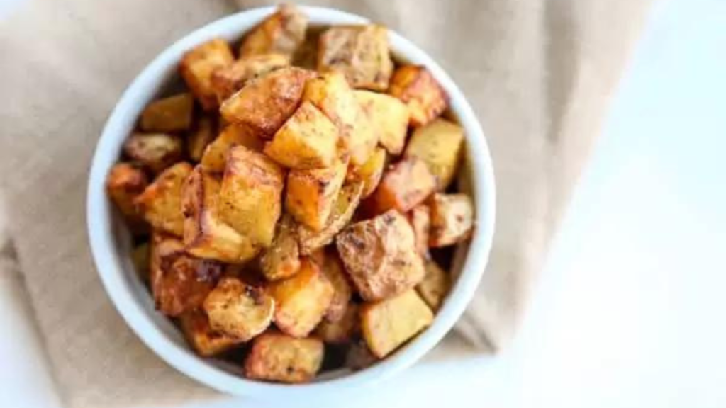 Air Fryer Sweet Potato Cubes
